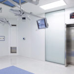 Automazione EVH-E porte ospedaliere label