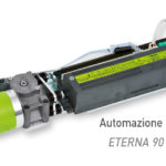 Eterna automazione porta scorrevole kit label