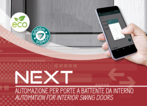 Next75-automatic swing door app Label