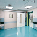 hospital label sliding door and automation for hospital Parma